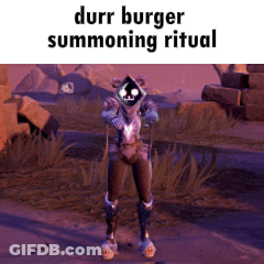 Video Game Character Durr Burger Summoning Ritual GIF