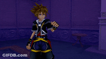 Video Game Character Giving Thumbs Up In Dark Room GIF