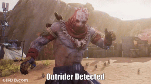 Video Game Character Giving Thumbs Up Outrider Detected GIF