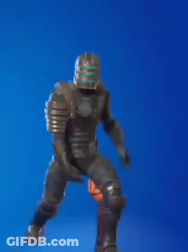 Video Game Character Holding Basketball GIF