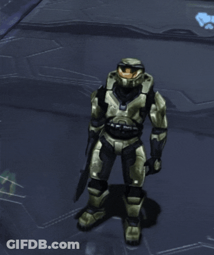 Video Game Character Holding Gun GIF