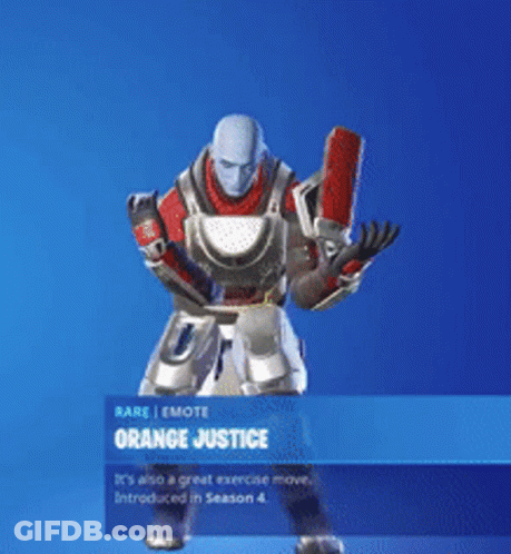Video Game Character In Armor Jumping GIF