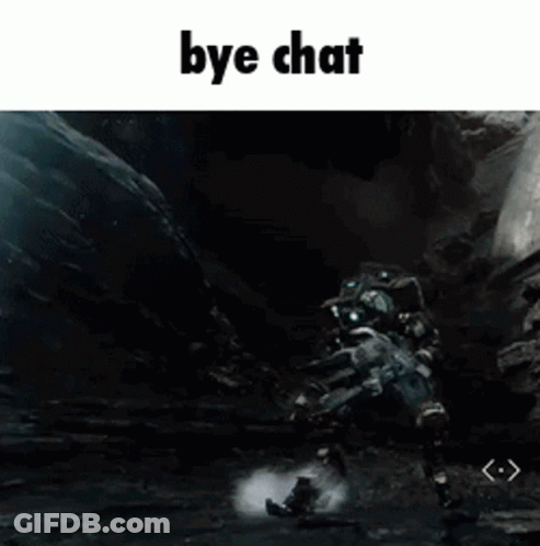 Video Game Character In Cave Saying Bye Chat GIF
