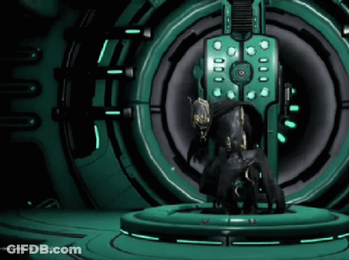 Video Game Character In Front Of Green Object GIF