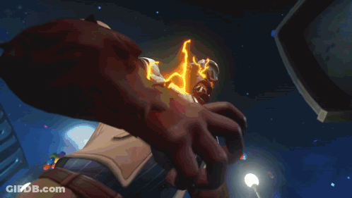 Video Game Character In Front Of Overworld Sign GIF