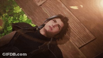 Video Game Character Laying Down GIF