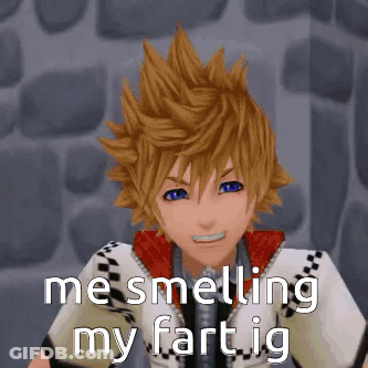 Video Game Character Me Smelling My Fertig GIF