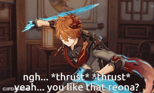 Video Game Character Ngh Thrust Thrust Yeah You Like That Reona GIF