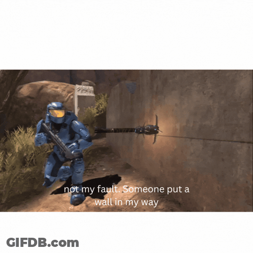 Video Game Character Not My Fault Wall GIF
