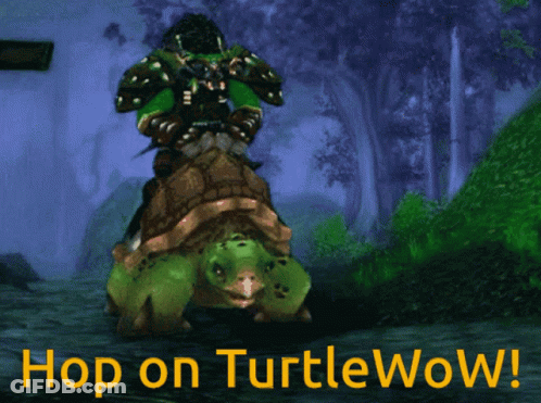 Video Game Character Riding Green Turtle GIF