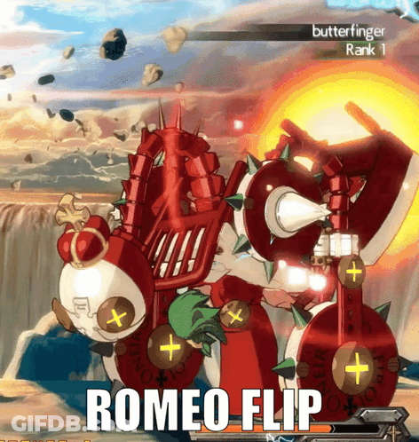 Video Game Character Romeo Flip GIF