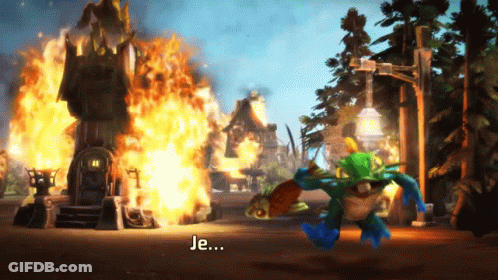 Video Game Character Running In Front Of Burning Building Je GIF