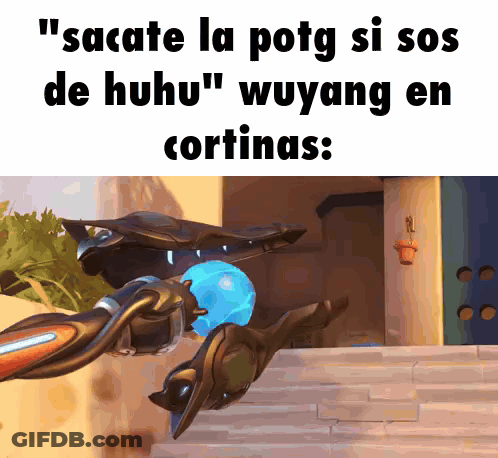 Video Game Character Sacate La Potg Si Sos De Huhu Wuwang En Cortinas GIF