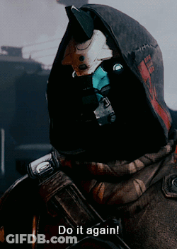 Video Game Character Saying Do It Again Hood GIF