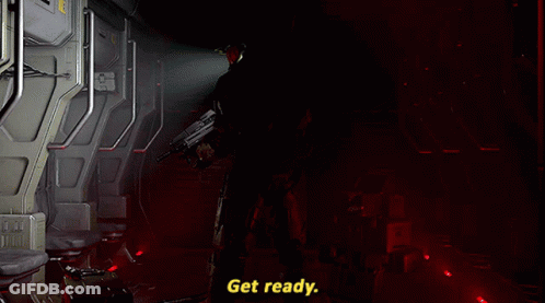 Video Game Character Saying Get Ready GIF