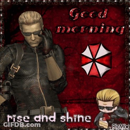 Video Game Character Saying Good Morning Rise And Shine GIF