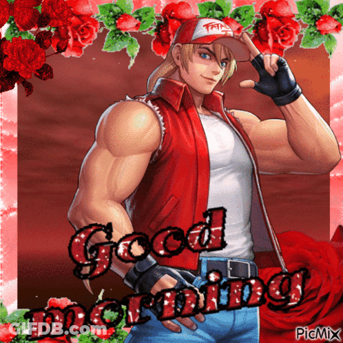 Video Game Character Saying Good Morning GIF