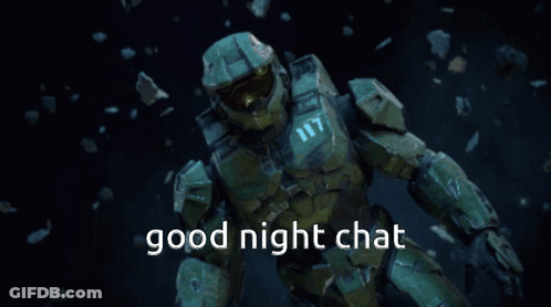 Video Game Character Saying Good Night Chat GIF