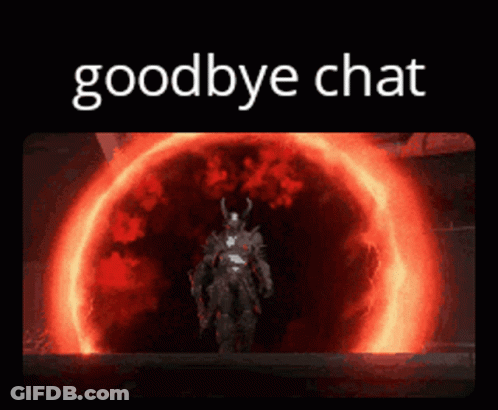 Video Game Character Saying Goodbye Chat GIF