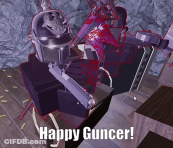 Video Game Character Saying Happy Guncer GIF