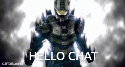 Video Game Character Saying Hello Chat GIF