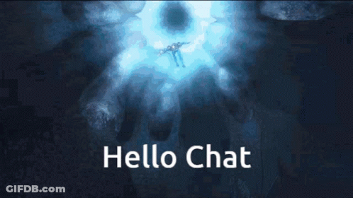 Video Game Character Saying Hello Chat GIF