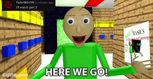 Video Game Character Saying Here We Go GIF