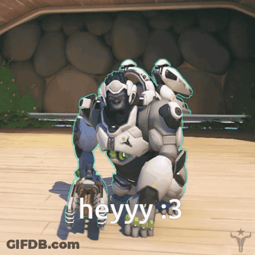 Video Game Character Saying Heyy 3 GIF