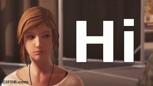 Video Game Character Saying Hi GIF