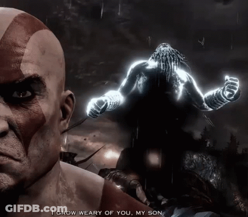 Video Game Character Saying I Grow Weary Of You GIF