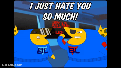 Video Game Character Saying I Hate You GIF