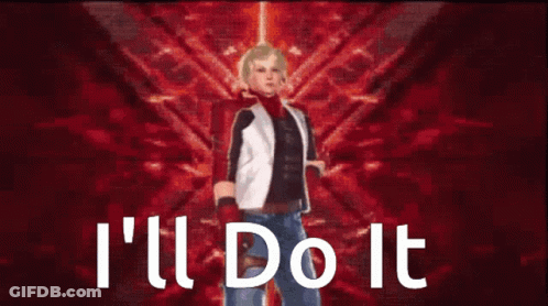 Video Game Character Saying I'll Do It Before X GIF