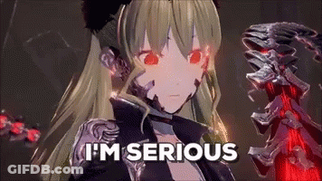 Video Game Character Saying I'm Serious GIF