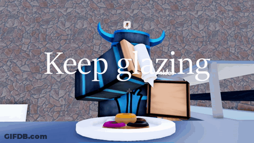 Video Game Character Saying Keep Glazing GIF