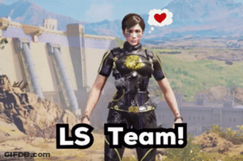 Video Game Character Saying LS Team GIF