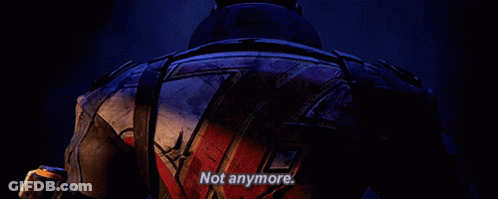 Video Game Character Saying Not Anymore In Dark Room GIF