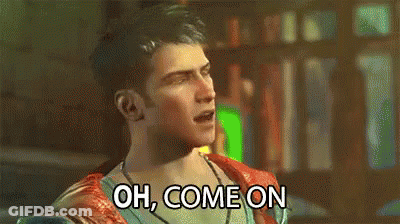 Video Game Character Saying Oh Come On GIF