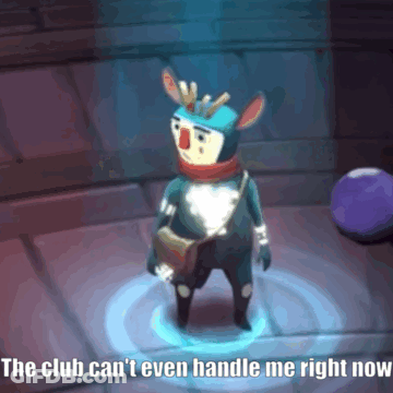 Video Game Character Saying The Club Can't Even Handle Me Right Now GIF