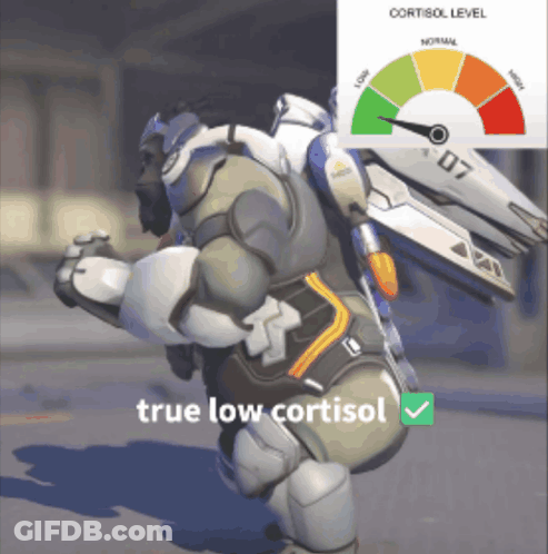 Video Game Character Saying True Low Cortisol GIF