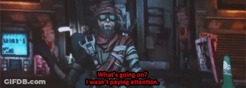Video Game Character Saying What's Going On GIF