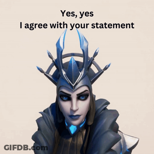 Video Game Character Saying Yes Yes I Agree GIF