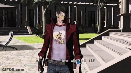 Video Game Character Says All Right Then What's It GIF