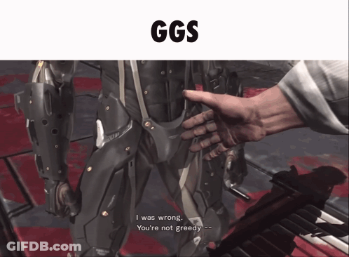 Video Game Character Says I Was Wrong And Is Not Greedy GIF