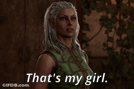 Video Game Character Says That's My Girl GIF