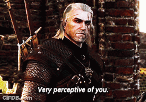 Video Game Character Says Very Perceptive Of You GIF