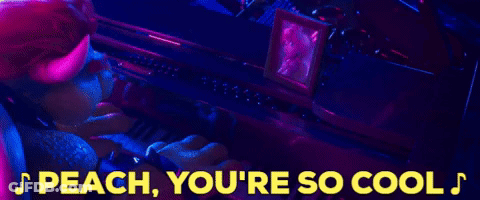 Video Game Character Says You're So Cool To Peach GIF