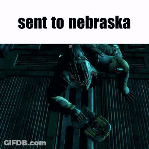 Video Game Character Sent To Nebraska GIF