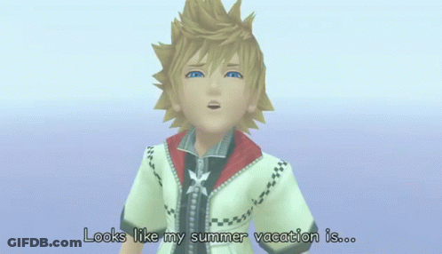 Video Game Character Standing In Front Of Large Sphere GIF