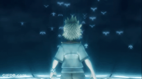 Video Game Character Standing On Blue Background GIF