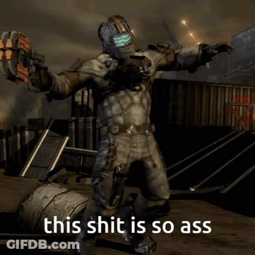 Video Game Character This Shit Is So Ass GIF